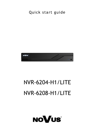 prévisualisation de NVR-6204-H1LITE%20NVR-6208-H1LITE_EN_PL_short_v1.0.pdf